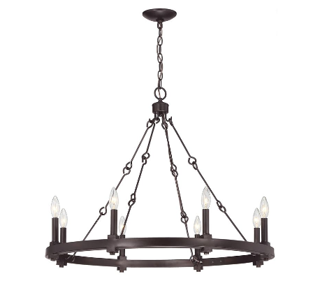 Adria 8 Lysekrone Ø81 cm - Antik bronze
