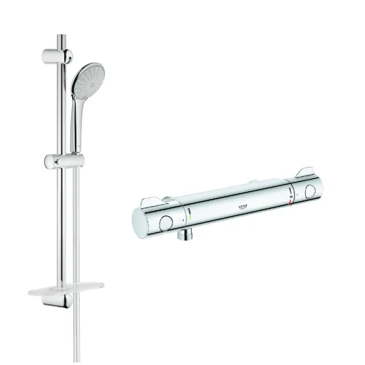 Grohe Grohtherm 800 Cosmopolitan Brusesæt m/Termostat, Krom