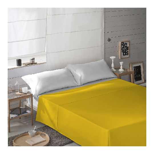 Toplagen Naturals Sennep (210 x 270 cm) (Seng 135/140)