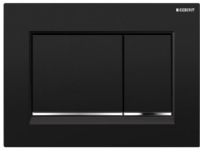 Geberit sigma30 sort/chrome/sort - sigma30 betj, sort/chrome/sort