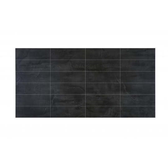 BerryAlloc Kitchenwall 10x30 Flise Sort Kalk 2,2x600x1200mm
