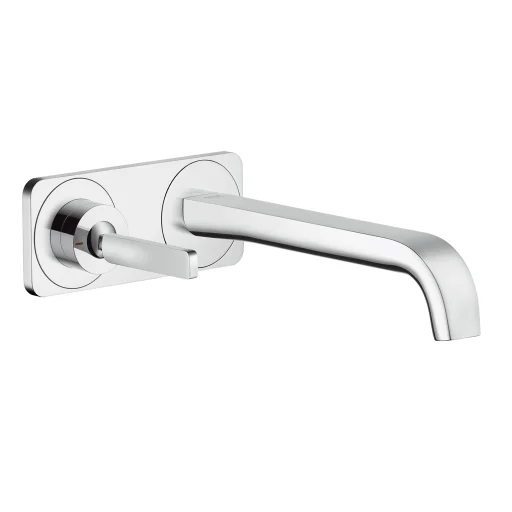 Axor Citterio E 2-huls vandhane, indbygning, med siventil, 221 mm, krom
