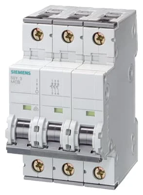 Automatsikring C 8A, 3P, 6kA, 5SY6308-7