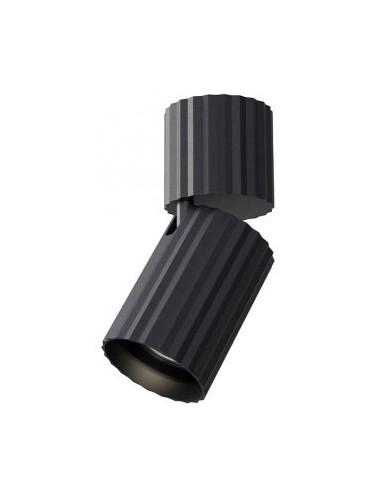 DELPHI Kipbar påbygningsspot i aluminium Ø7 cm 1 x GU10 - Mat sort