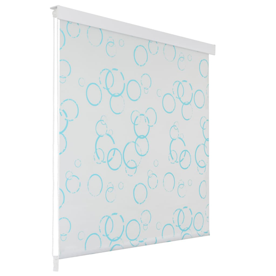 vidaXL rullegardin til brusekabine 140 x 240 cm boble-print