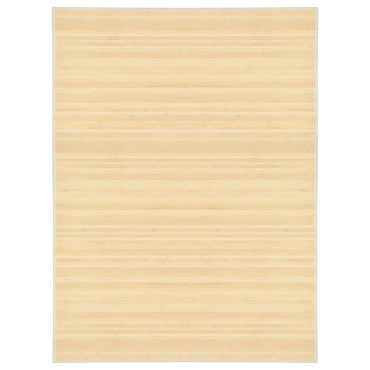 vidaXL bambustæppe 150 x 200 cm naturfarvet