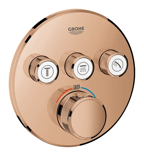 Grohtherm SmartControlTermostat til indbygning med 3 ventiler