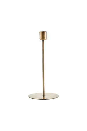 Lysestage Anit Antique Brass Ø9,5x20 cm