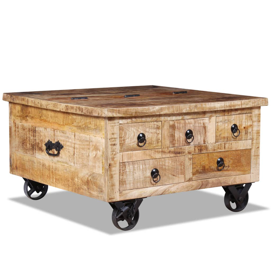 vidaXL sofabord 70x70x40 cm ru mangotræ