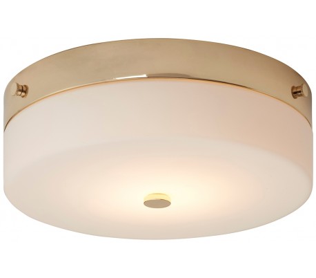Tamar Badeværelseslampe i stål og glas Ø29 cm 1 x GX53 LED - Poleret guld