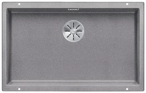 Blanco Subline 700-U UXI Køkkenvask 73x46 cm m/InFino kurveventil, Silgranit, Aluminium