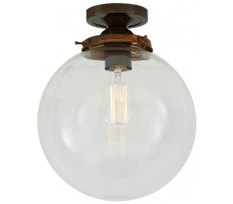 Riad Kugleplafond Ø25 cm 1 x E27 - Antik messing