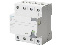 SIEMENS Fejlstrømsafbryder type A 63A 3 polet + nul 30mA udløsestrøm 400V 4 modul bredde