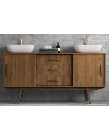 Velvet Trebino underskab B129 cm - Mørk roble