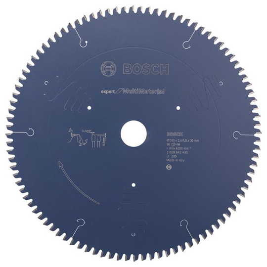 Bosch Rundsavsklinge 300x2,4x30mm 96t Exp Multi - 2608642495