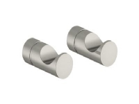 Damixa håndklædekroge (2 stk) - Silhuet håndlædekroge (2 stk) steel (pvd)