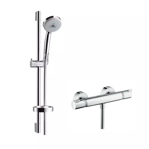 Hansgrohe Croma 100 Multi brusesæt 65 cm, krom