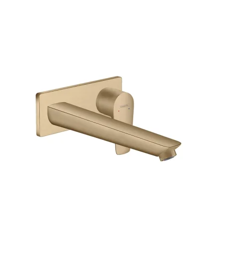 Hansgrohe Talis E 110 håndvaskarmatur t/væg 225 mm, børstet bronze