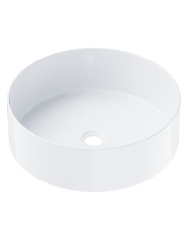 Håndvask Ø40,5 cm keramik - Blank hvid
