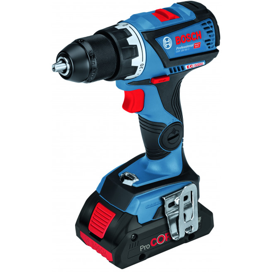 Bosch Akkuskruemaskine Gsr 18V-60 C 2x4ah Lbox - 06019G110A