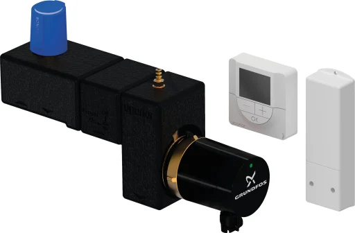 Uponor Fluvia T PUSH 12 Pumpeshunt med trådløs termostat
