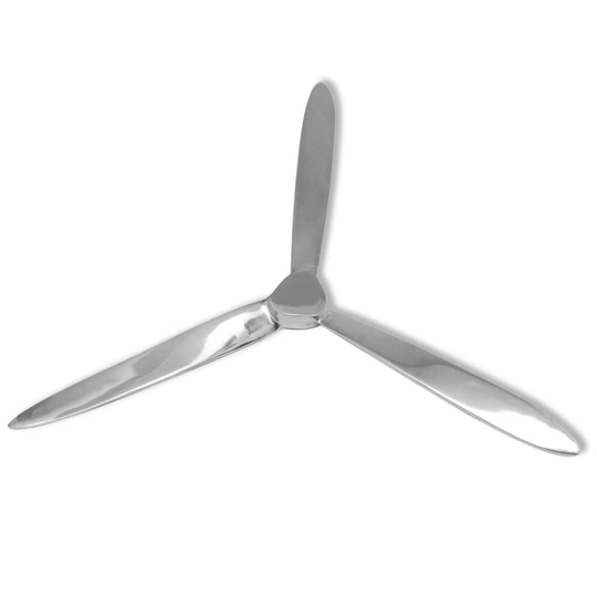 vidaXL vægmonteret propel aluminium sølv 70 cm