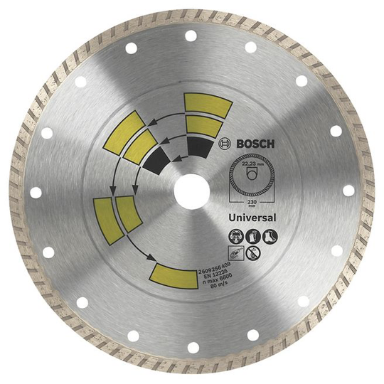 Bosch Diamantskæreskive 125mm Univ Turbo Top - 2609256408