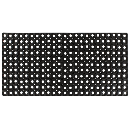 vidaXL måtter 2 stk. gummi 23 mm 50 x 100 cm