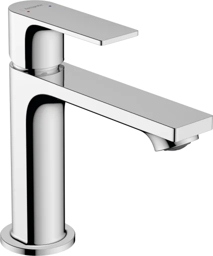 Hansgrohe Rebris E 110 vandhane med løft-op bundventil, krom