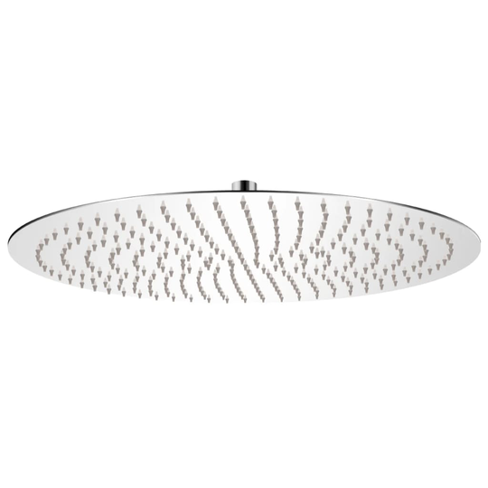 vidaXL Brusehoved rustfrit stål 50 cm rund