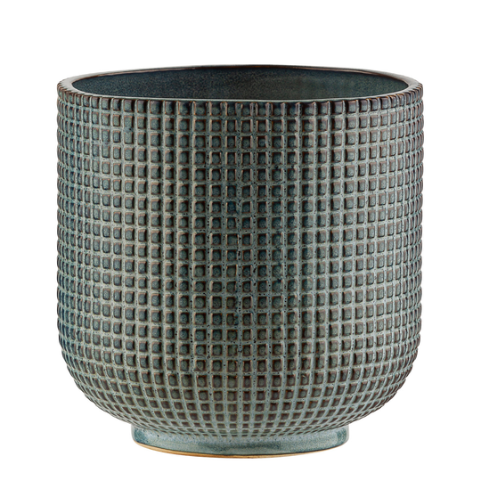 SINNERUP Kvadrat urtepotte (BLÅ, L)
