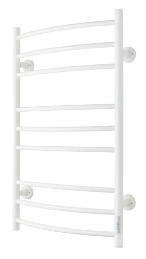 TVS Eldo 9 Buet Håndklædetørrer med timer f/El-tilslutning 860 x 530 mm, Hvid