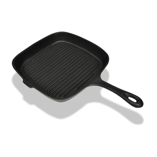vidaXL grillpande i støbejern 24x23 cm