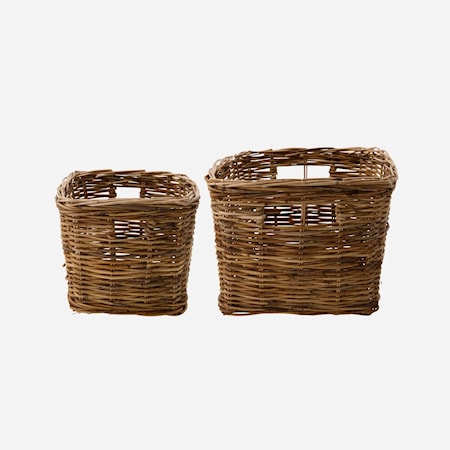 Kurv Baskit Natur 2-pak