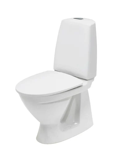Ifö Sign toilet med S-lås, rengøringsvenlig, hvid - uden klosettilslutning