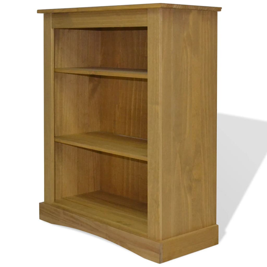 vidaXL reol tre hylder Corona-serien mexicansk fyrretræ 81x29x100 cm