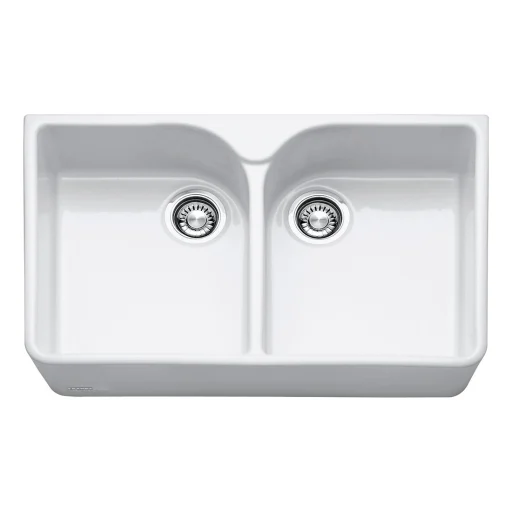 Franke Belfast VBK 720 køkkenvask, 80x50 cm, hvid porcelæn