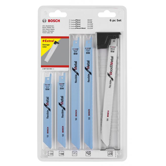 Bosch Bajonetsavkl 6 Stk Top Seller Sæt - 2607010906