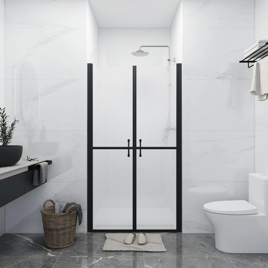 vidaXL brusedør (68-71)x190 cm sikkerhedsglas matteret