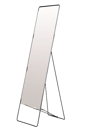 Gulvspejl Chic 45x175 cm - Sort
