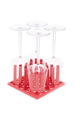 Glasholder 1-pak Rød