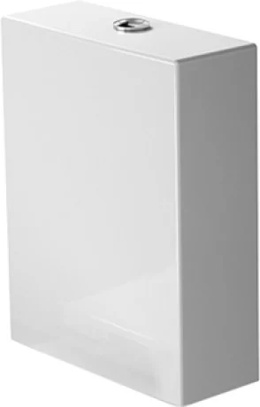 Duravit Starck 2 cisterne, tilslutning bag, m/WonderGliss