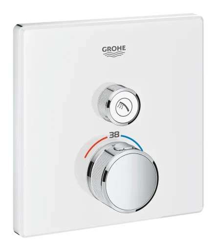 Grohe Grohtherm SmartControl brusebatteri, 1 udtag, hvid