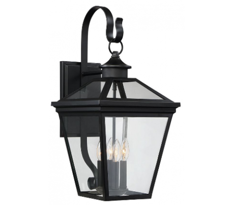 Ellijay 4 Væglampe H65 cm - Sort/Klar