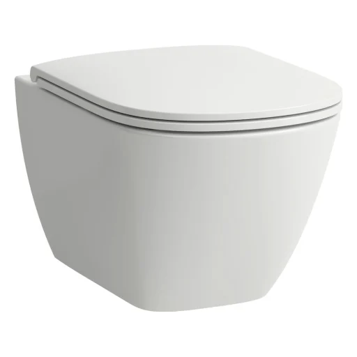 Laufen Lua væghængt toilet, åben skyllekant, hvid