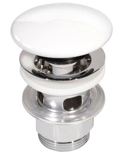 Gustavsberg Estetic push-open bundventil 1 1/4", hvid