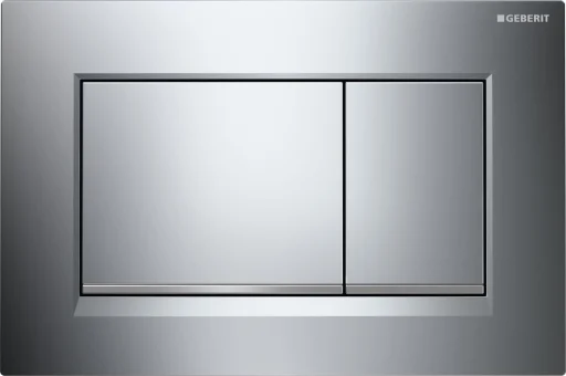 Geberit Sigma 30 betjeningsplade, krom/mat krom