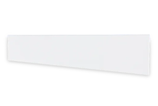 Glamox H40 L el-radiator, 22x138 cm, 1000W/400V, 10 m²