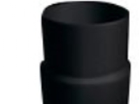 Prefa rørsamlemuffe 80mm - sort RAL9005. P10