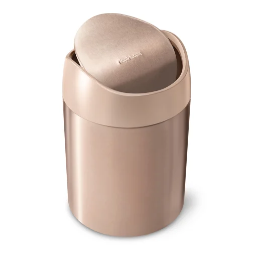Simplehuman mini spand 1,5 l, rosa guld